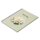 Lotusbloem Sereniteit Notitieboek (Linkerzijde)