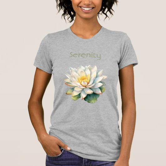 Lotusbloem Sereniteit T-shirt (Voorkant)
