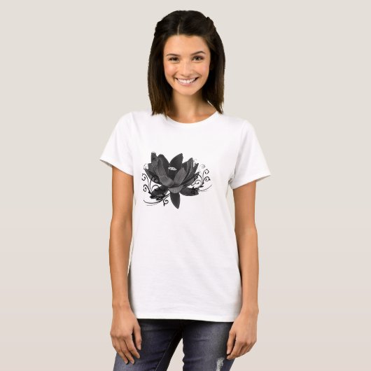 lotusbloem t-shirt (Voorkant volledig)