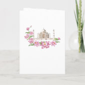 Lotusbloem Taj Mahal Indiase Huwelijk Programma (Achterkant)