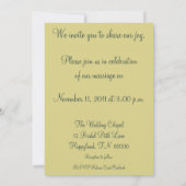 Lotusbloem Trouw Uitnodiging (Achterkant)