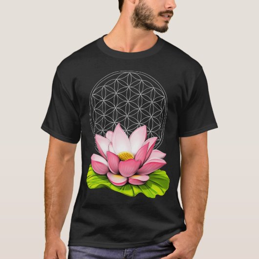 Lotusbloem Van Leven T-shirt (Voorkant)