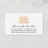 Lotusbloem Visitekaartje (Voorkant)