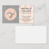 lotusbloem | Yoga Studio Logo Visitekaartje (Voorkant / Achterkant)