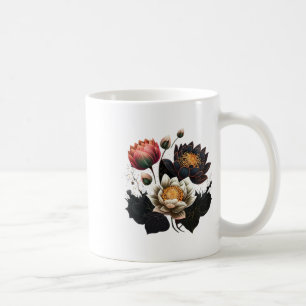 Lotusbloemen Boeddhisme Spiritueel Symbool Yoga Na Koffiemok