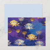 lotusbloemen briefkaart (Voorkant / Achterkant)