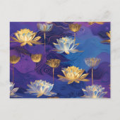 lotusbloemen briefkaart (Voorkant)