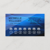 Lotusbloemen Icoon Yoga Ponskaart Klantenkaartje (Voorkant)