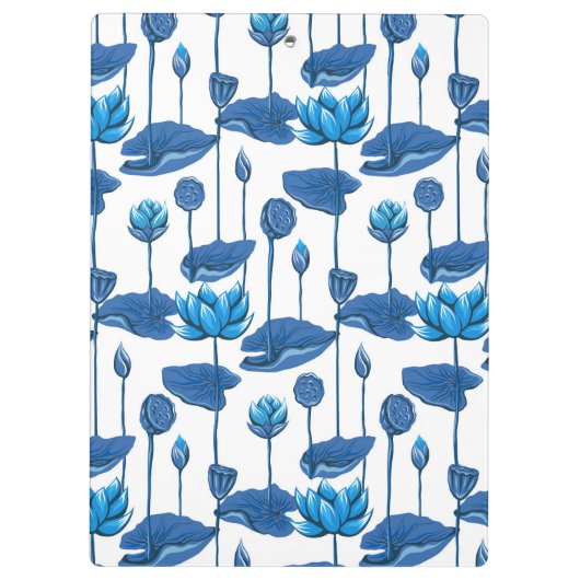 lotusbloemen klembord (Achterkant)