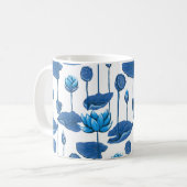 lotusbloemen koffiemok (Voorkant links)