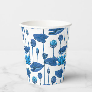 lotusbloemen papieren bekers