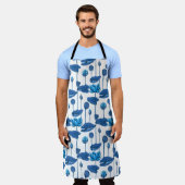 lotusbloemen schort (Gedragen)