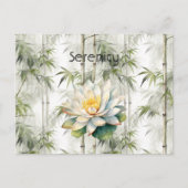 Lotusbloemen Sereniteit Briefkaart (Voorkant)