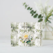 Lotusbloemen Sereniteit Briefkaart (Staand voorkant)