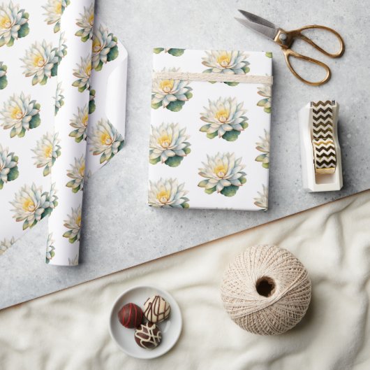 Lotusbloemen Sereniteit Cadeaupapier (Crafts)