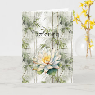 Lotusbloemen Sereniteit Kaart