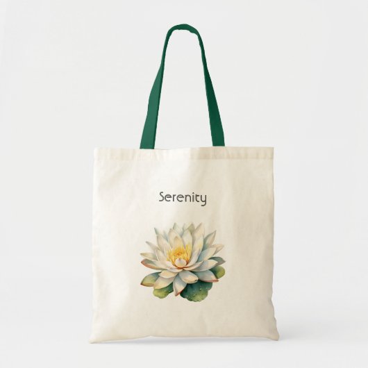 Lotusbloemen Sereniteit Tote Bag (Voorkant)