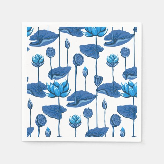 lotusbloemen servet (Voorkant)