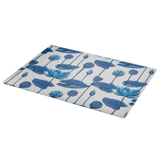 lotusbloemen snijplank (Hoek)