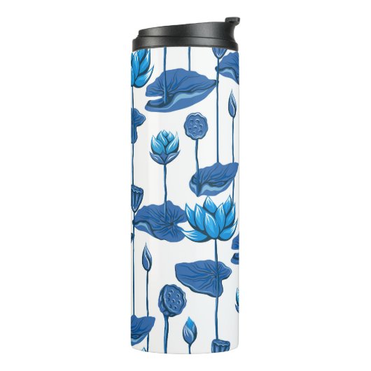 lotusbloemen thermosbeker (Gedraaid links)