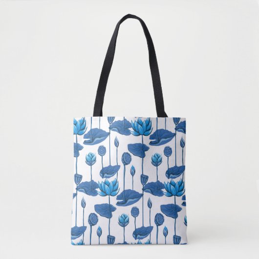 lotusbloemen tote bag (Voorkant)