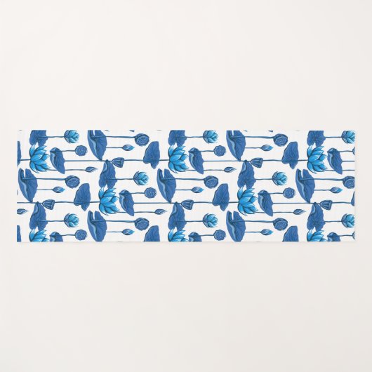 lotusbloemen yogamat (Voorkant (horizontaal))