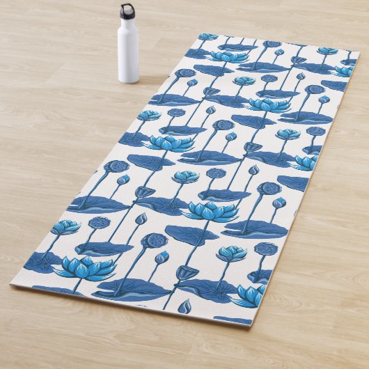 lotusbloemen yogamat (In situ)