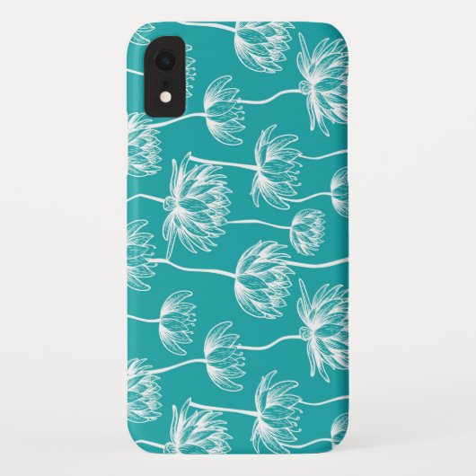 Lotusbloempatroon Case-Mate iPhone Case (Achterkant)