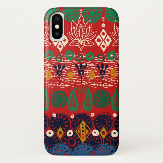 lotusblok kerst Case-Mate iPhone case (Achterkant)
