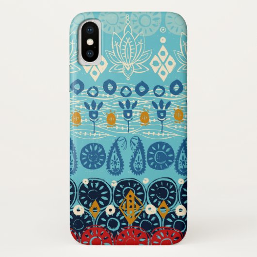 lotusblokblauw Case-Mate iPhone case (Achterkant)