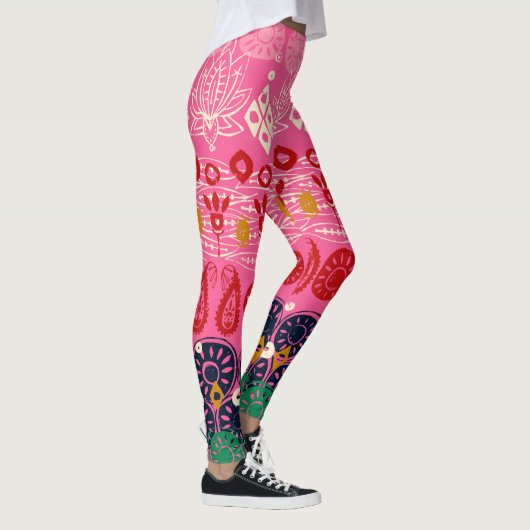 lotusblokroze leggings (Rechts)