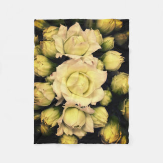 Lotusdröm- Elegant blomdesign Fleece Deken
