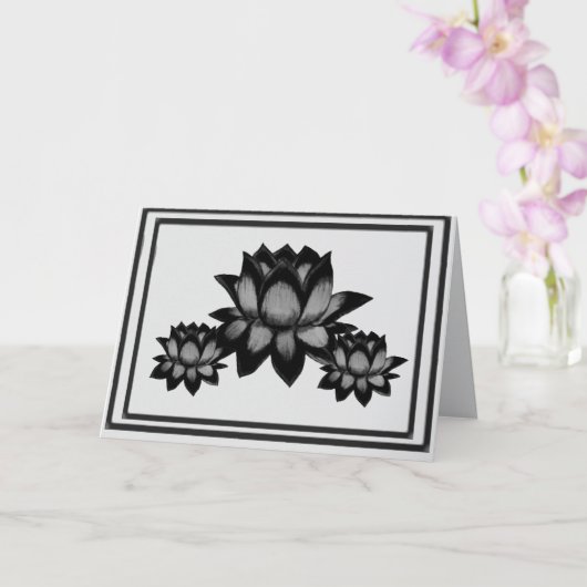 Lotuses Card Kaart (Orchidee)
