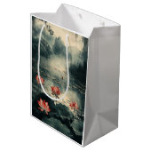 Lotusmeer bij Maneschijn (2) Medium Cadeauzakje (Achterkant Gekanteld)