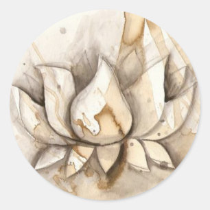 lotussticker ronde sticker
