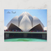 lotustempel briefkaart (Voorkant)