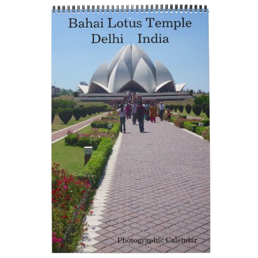 lotustempel Delhi Kalender (Hoes)