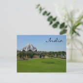 lotustuin india briefkaart (Staand voorkant)