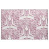 lotustuin plum yoga floral stof (Fat Quarter)