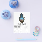 Lotusverlichting | Hamsa-handsymbool Flyer (Enkel)