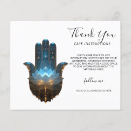 Lotusverlichting | Hamsa-handsymbool Flyer
