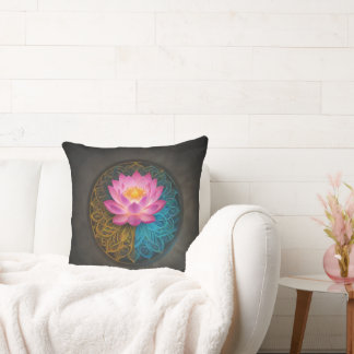 lotusvierkant kussen