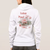 Lotusvijver Hoodie met Rits (Achterkant)