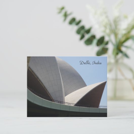 lotuszeilen briefkaart (Staand voorkant)