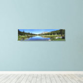 Lou Beverly Lake - Sierra Canvas Afdruk (Insitu (Houten vloer))