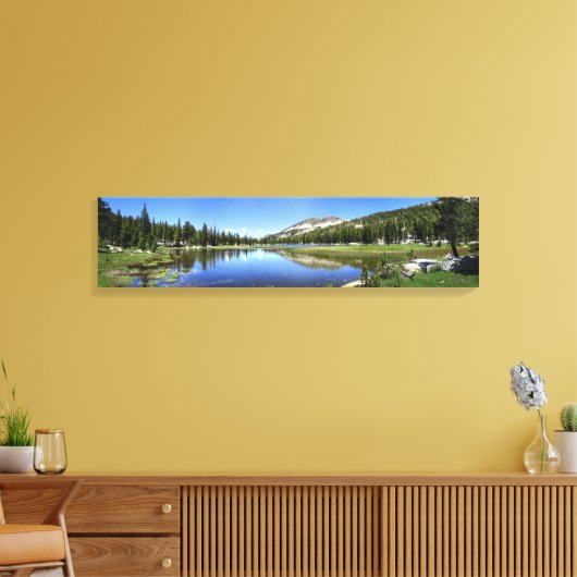 Lou Beverly Lake - Sierra Canvas Afdruk (Insitu (Woonkamer))