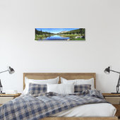 Lou Beverly Lake - Sierra Canvas Afdruk (Insitu (Slaapkamer))
