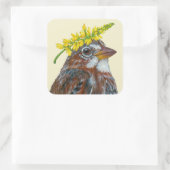 Lou de vossenmus sticker (Tas)