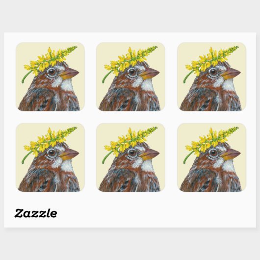 Lou de vossenmus sticker (Vel)