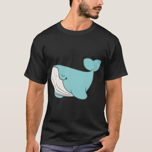 lou, de walvis t-shirt (Voorkant)